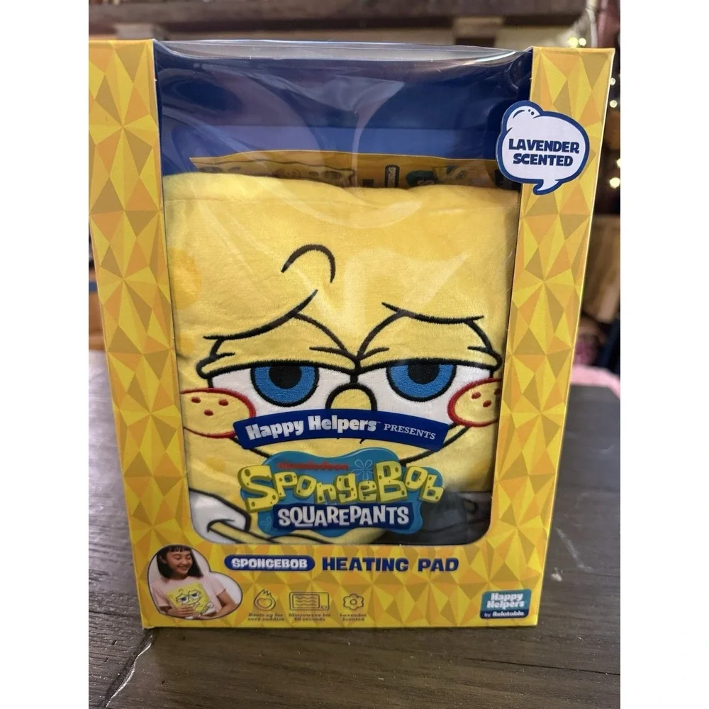 Spongebob Squarepants KIDS Microwaveable Heating Pad/Bed Buddy New In Box